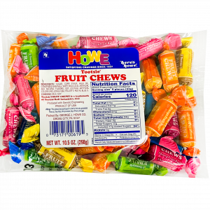Howe Tootsie Fruit Chews 12/10 oz. Case