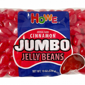 Howe Cinnamon Jumbo Jelly Beans,  12/19oz. Case