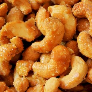 Howe Honey Coated Cashews 25 lb. Case