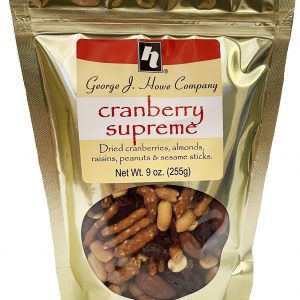 Howe Cranberry Supreme Nut Mix Trail Mix 6/9oz Case