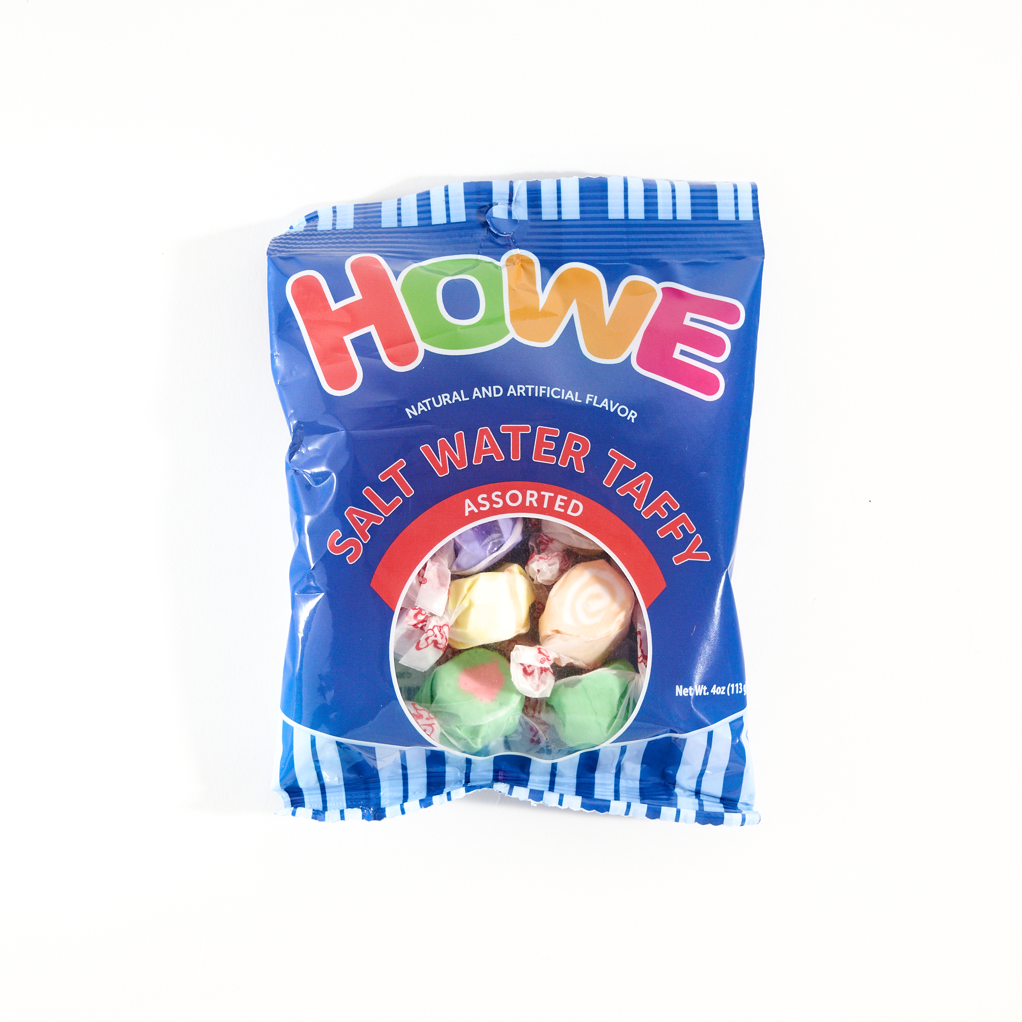 Howe Salt Water Taffy 12/4 OZ Case