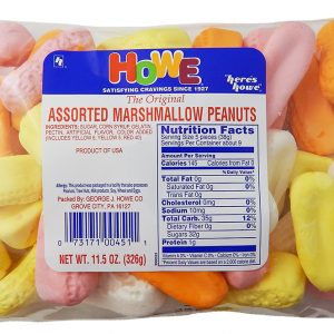 Howe Assorted Circus Peanuts 6/11.5oz. Case