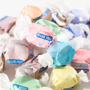 Sugar Free Salt Water Taffy Assorted 4/5 LB Case