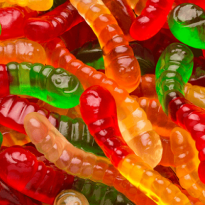 Gummi Worms Assorted 4/5 LB Case