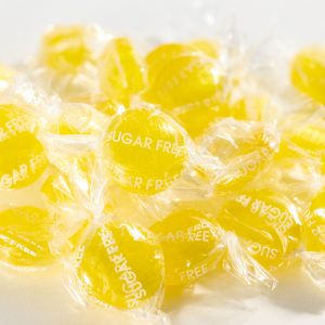 Sugar Free Lemon Button 30 LB Case