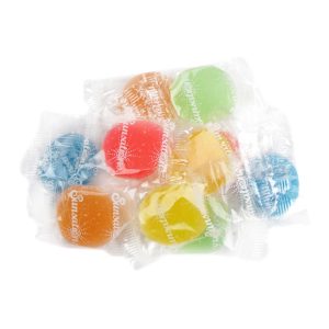 Sunsations Wrapped Assorted Fruit Jellies 20 LB Case