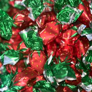 Colombina Strawberry Bonbons 8/5 LB Case