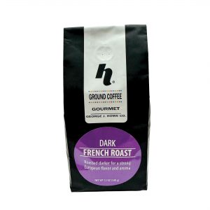 Howe's Dark French Roast Ground Coffee 6/12 OZ Case