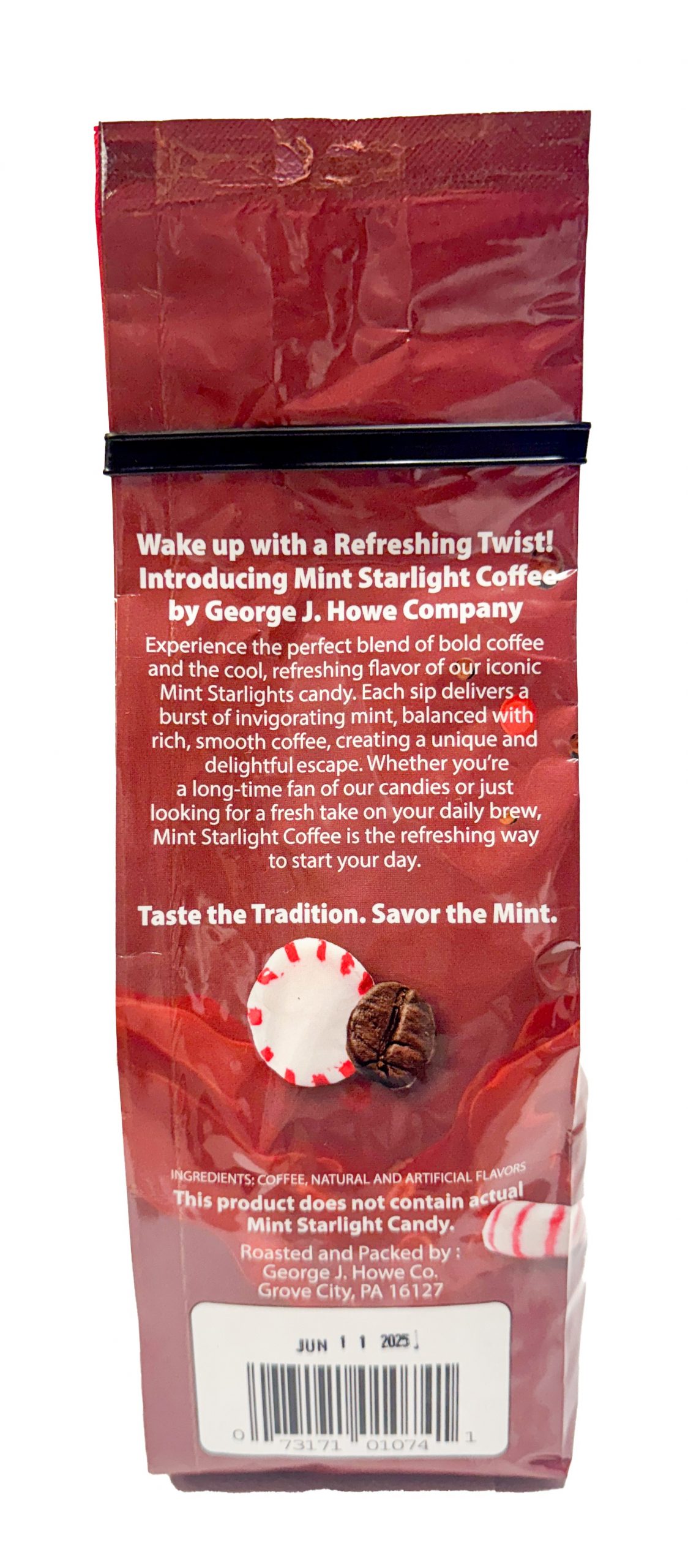 Howe Mint Starlight Ground Coffee 6/12 OZ Case - Howe Wholesale