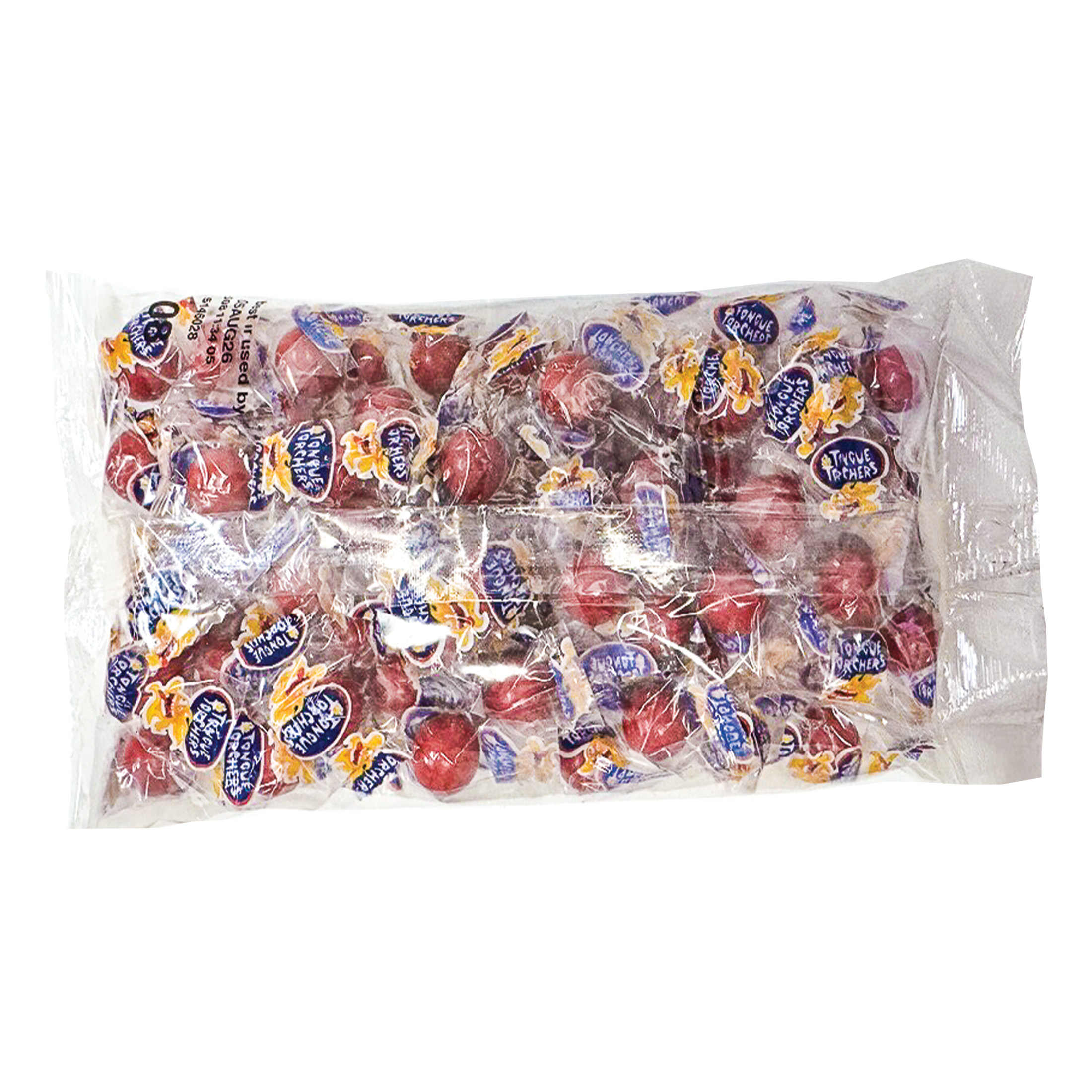 Back of Howe Cinnamon Jawbreaker Candy Bag