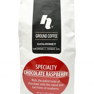 Howe's Chocolate Raspberry Ground Coffee 6/12 OZ Case