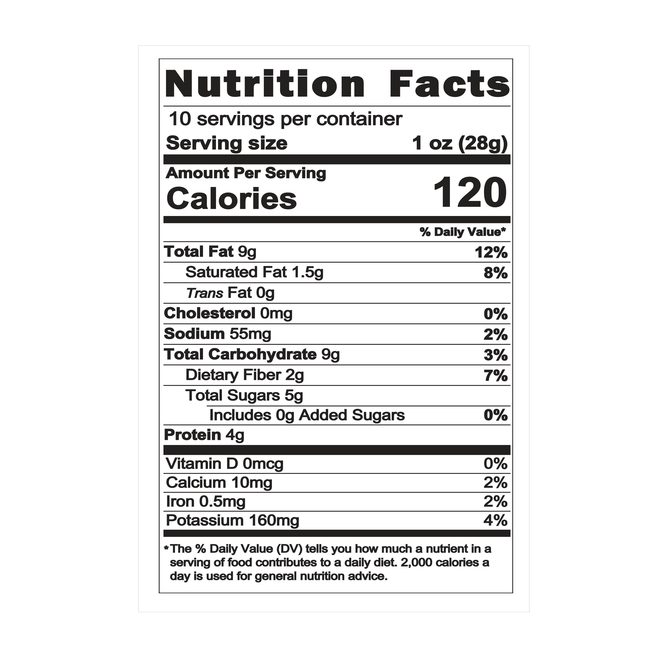 Nutrition Facts for Howe Snacks' Smoky Mountain Mix