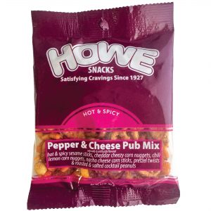 Howe Snacks - Pepper & Cheese Pub Mix 12/3.5 OZ Case