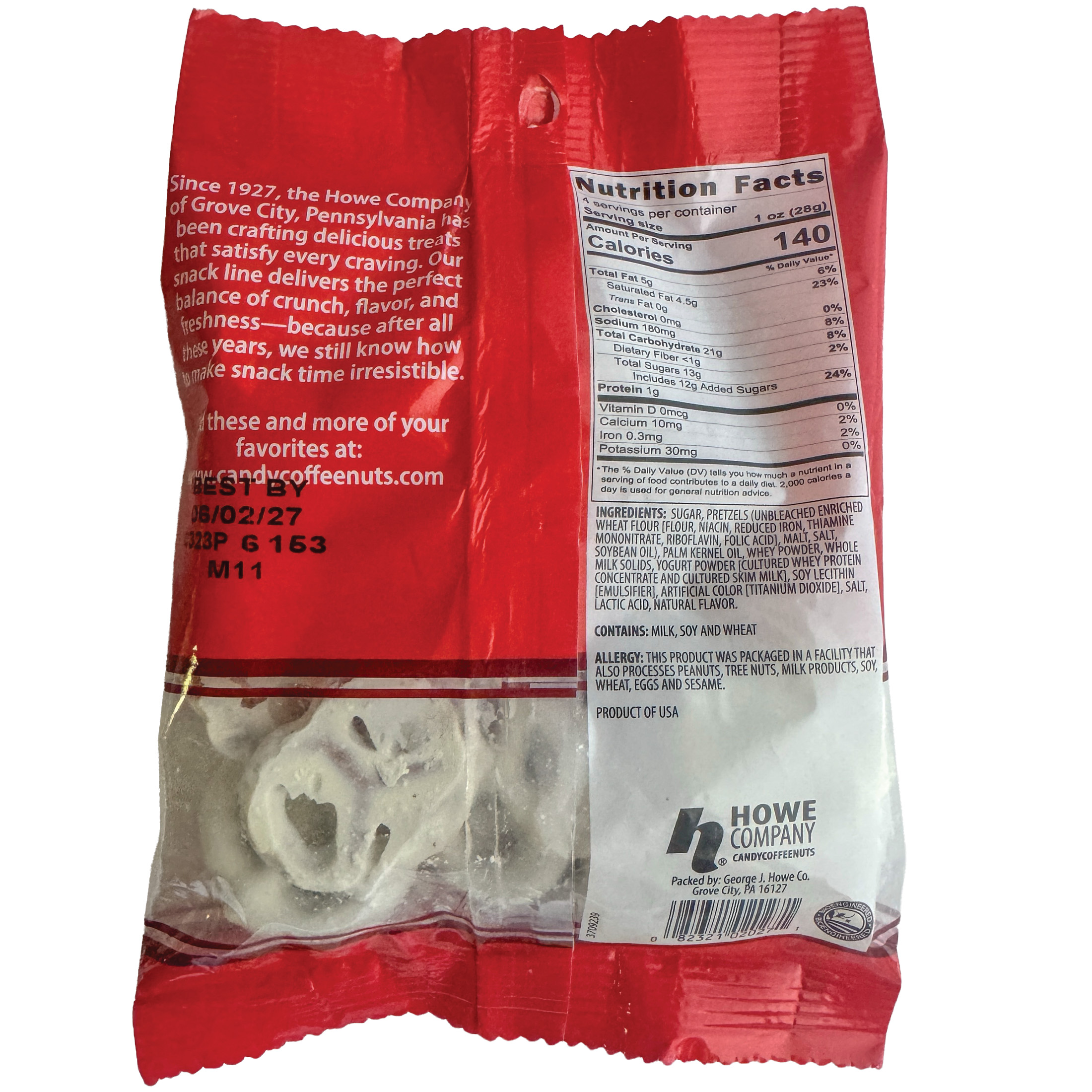 Howe Snacks - Yogurt Pretzel 12/4 OZ Case - Image 2