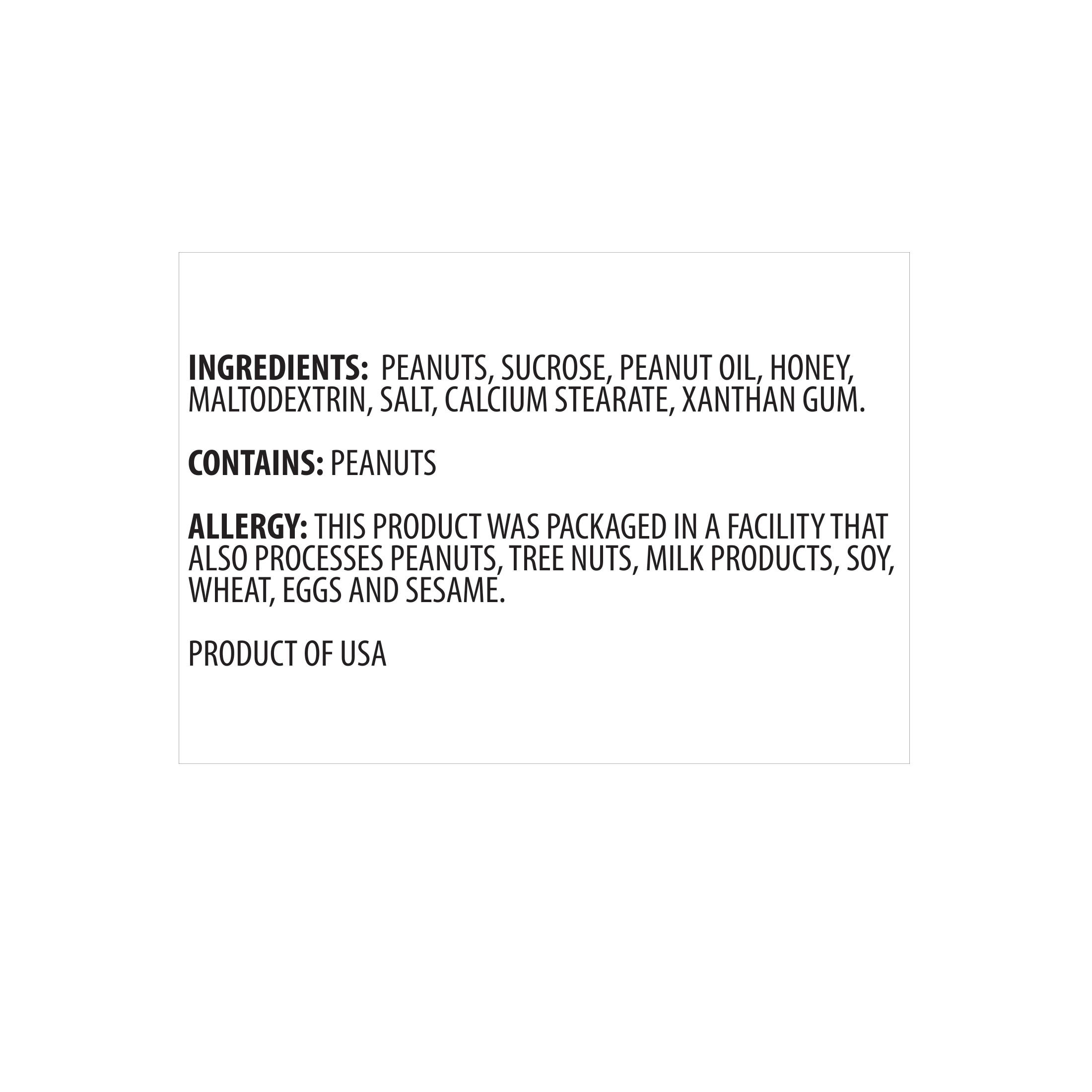 Howe Snacks - Honey Toasted Peanuts 12/4.5 OZ Case - Image 3
