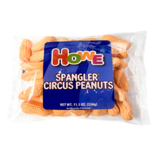 Front view of Howe Circus Peanuts bag